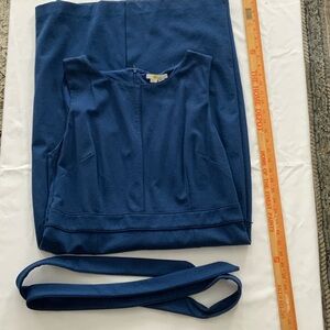 Boden Navy Blue Textured Dress